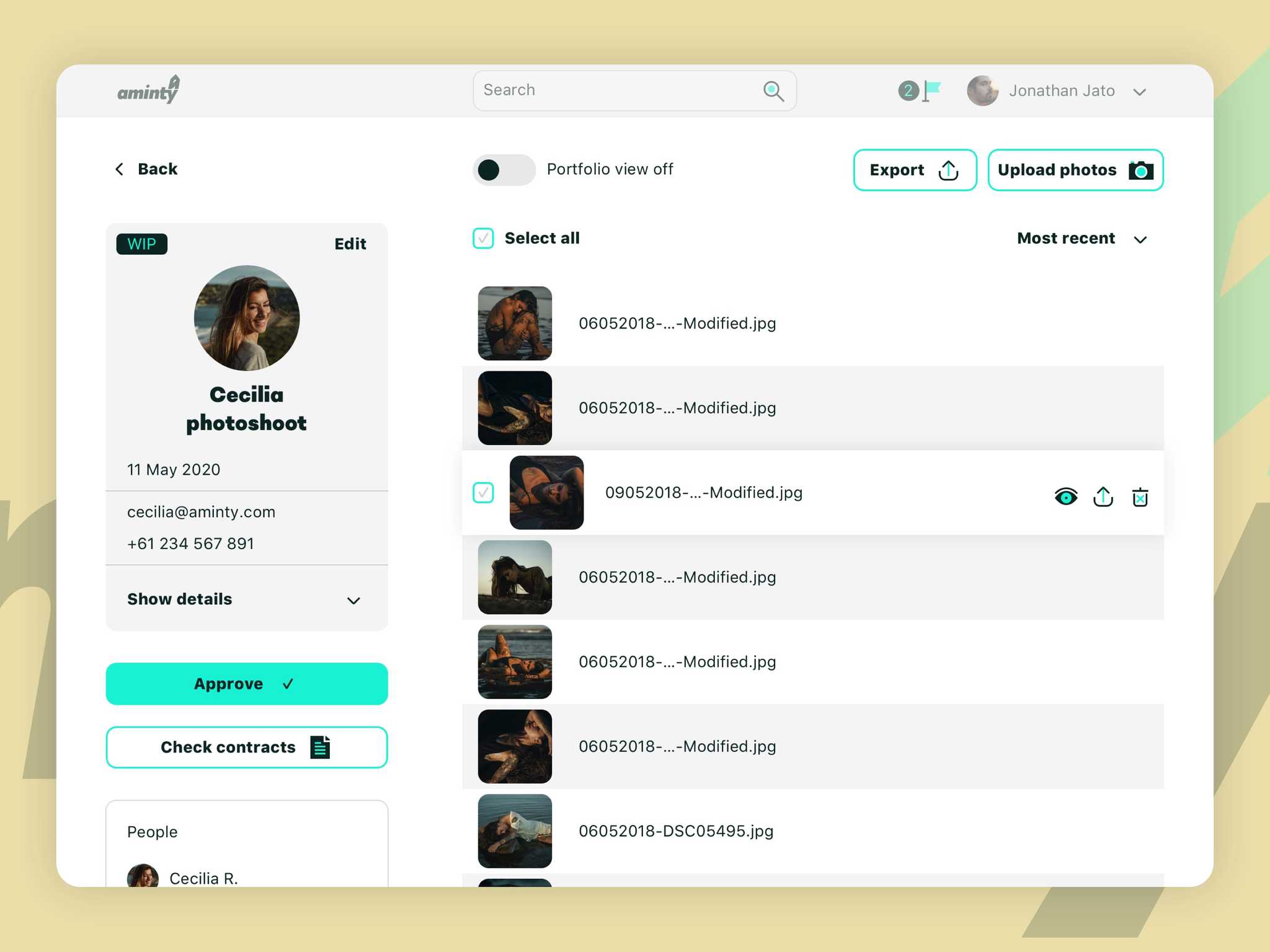 4 app detail page portfolio view