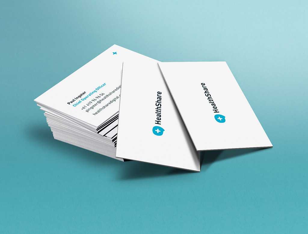 HS business card mockup