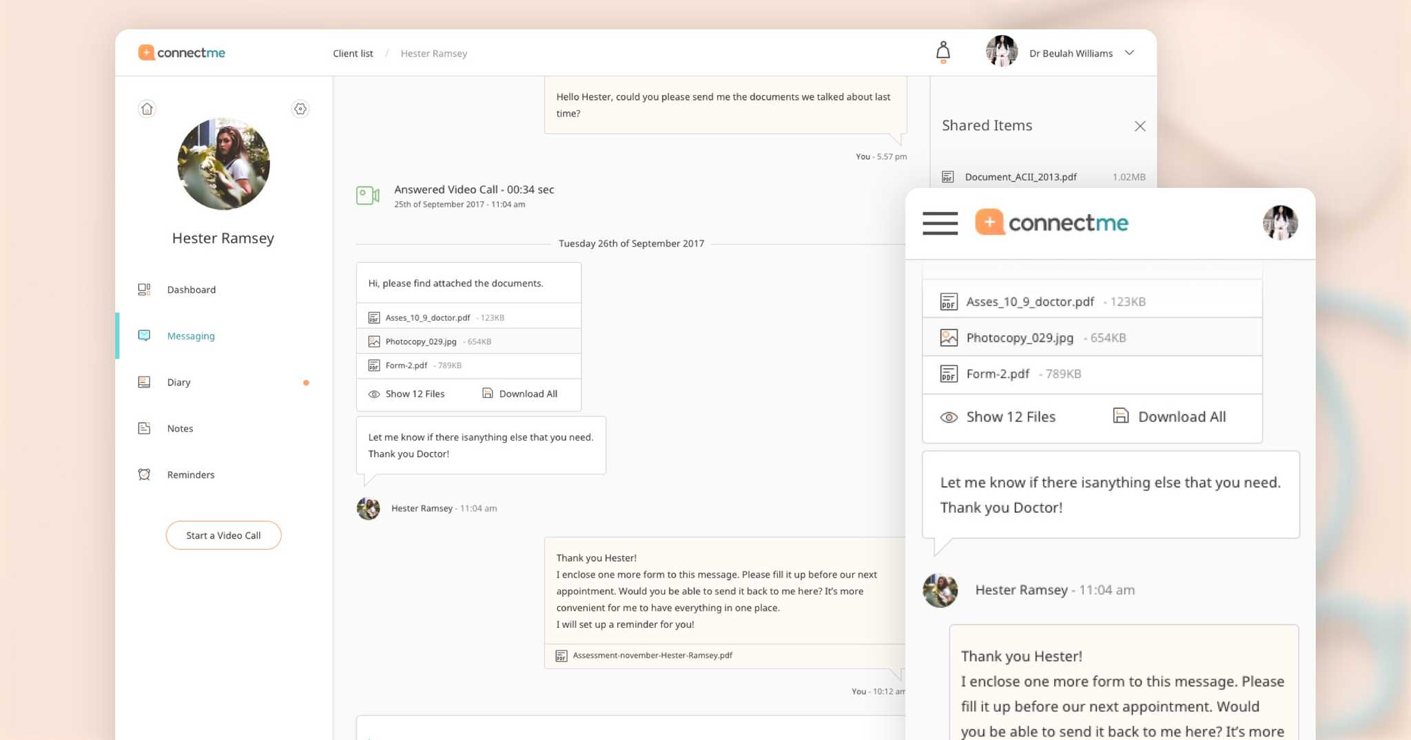 connectme message